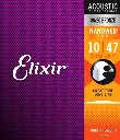 EL-11002 |Elixir Nanoweb string set acoustic coated 80/20 bronze