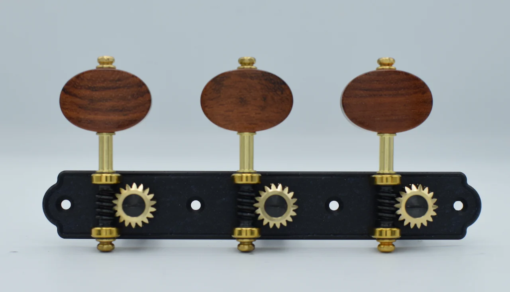  Barnett tuners - Trinity Black, Snakewood Buttons,