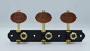  Barnett tuners - Trinity Black, Snakewood Buttons,