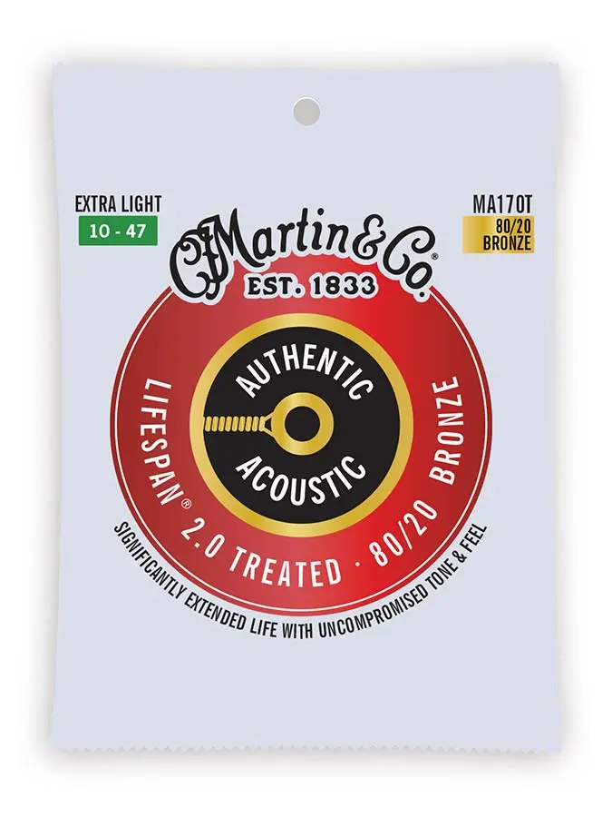 Martin Lifespan 2.0 string set 80/20 bronze