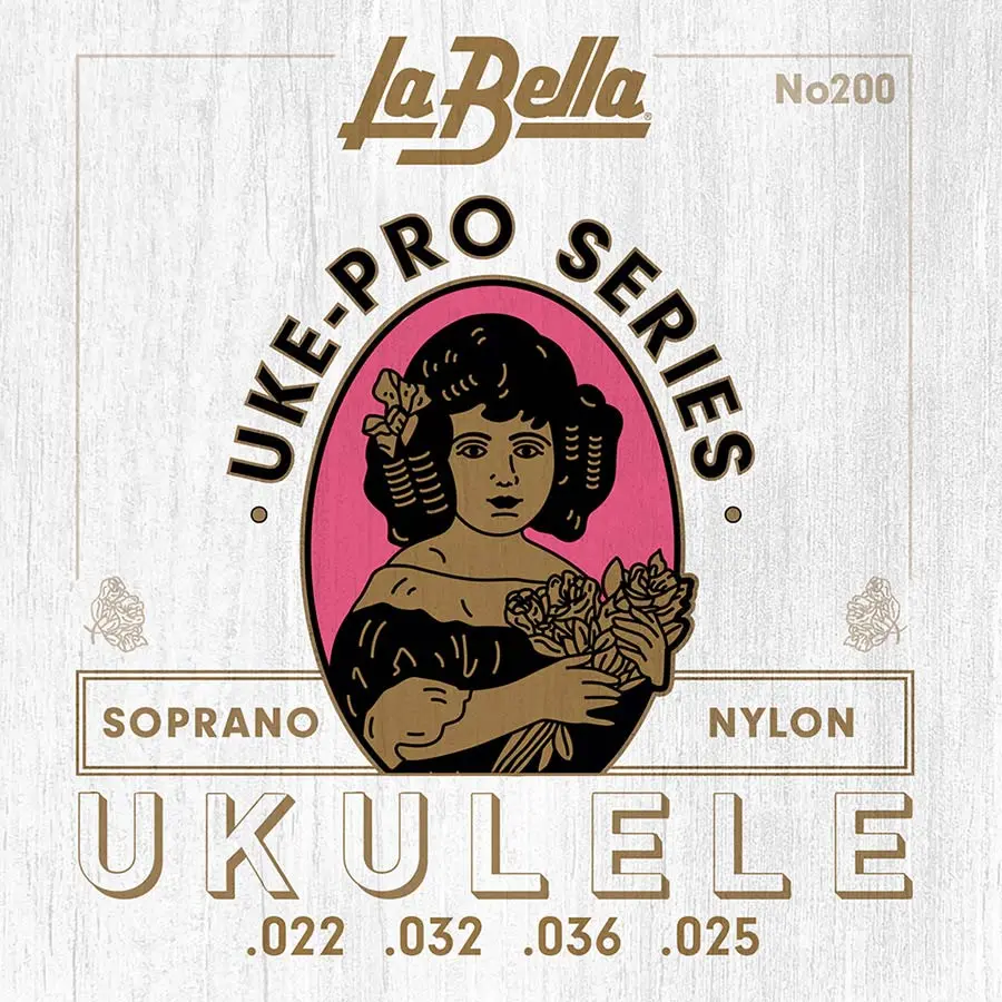 La Bella Acoustic Folk string set soprano ukulele