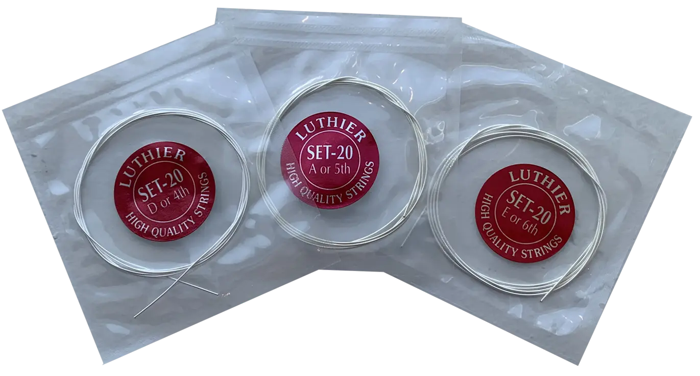 Luthier strings bass set classical guitar