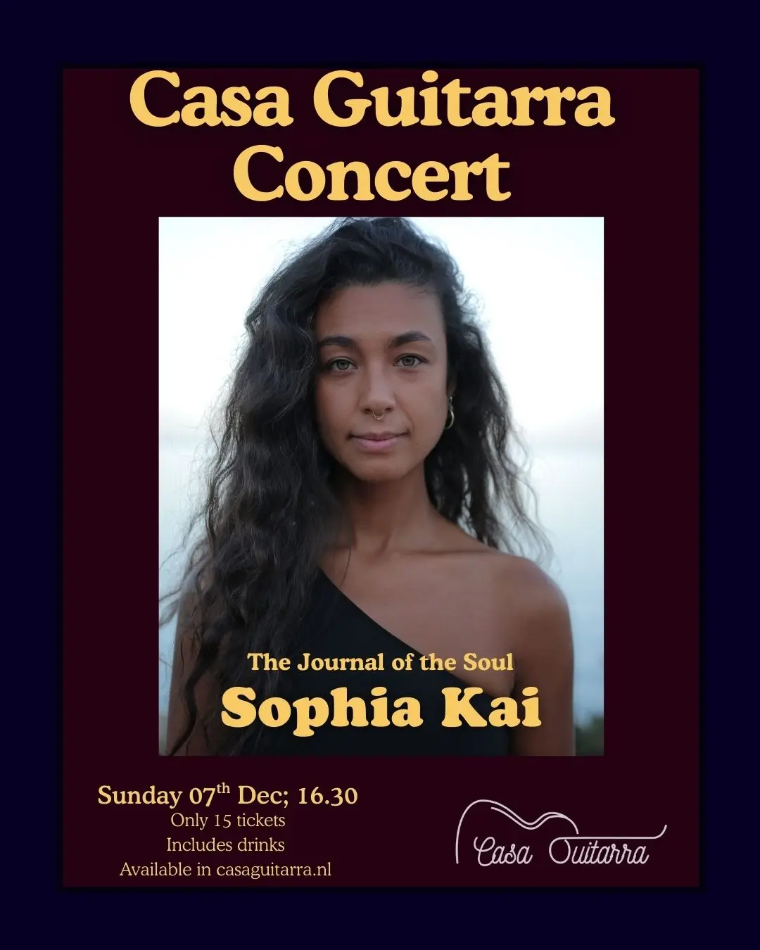 Concert 7 December Sophia Kai