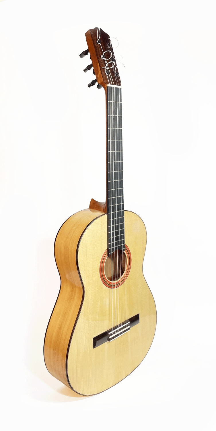 A. Naffory Santos Hernández Replica Flamenco Guitar 